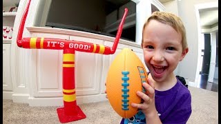 FATHER SON HOUSE FOOTBALL! image