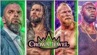 ملخص عرض كراون جول في السعودية 2022 (جميع المباريات والمواجهات) - WWE Crown Jewel 2022 Match Cards