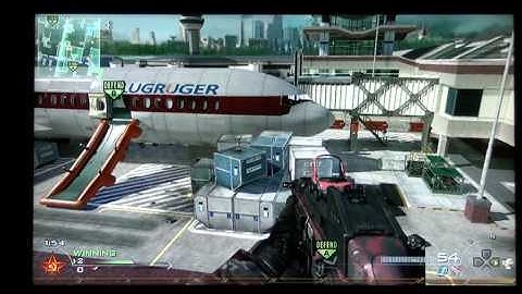 Hilarious throwing knife in the head - must see! - on CoD: Modern Warfare 2 (killcam)