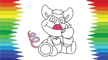 Picky Piggy from Poppy Playtime | Smiling Critters - Coloring Page