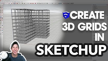 Create 3D GRIDS IN SKETCHUP with this Extension