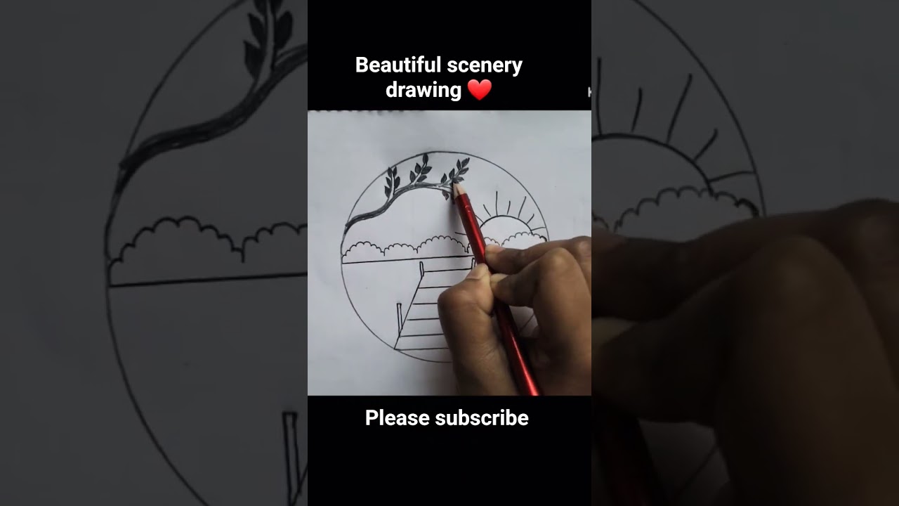 Scenery drawing ❤️ | 