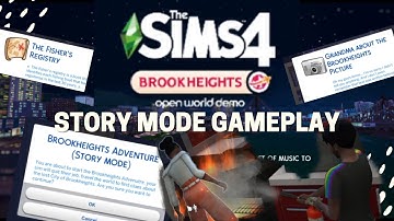 The Sims 4 OPEN WORLD Brookheights Beta! Spoiler Story Gameplay | sunny gaming