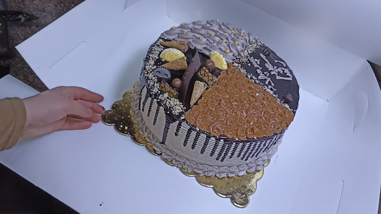 #تورتة_شكولاتة مقاس٢٨ بالدقيق الاسبونج والدقيق العادي التكلفة وسعر البيع