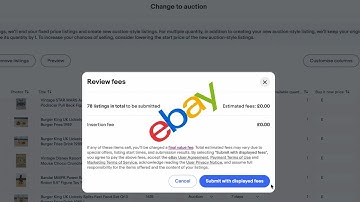How to Bulk Edit From Buy It Now To Auction On Ebay In A Few Steps