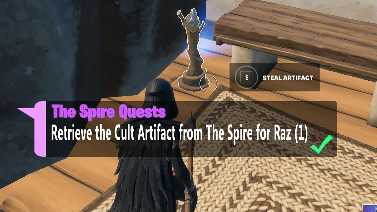 cult artifact fortnite