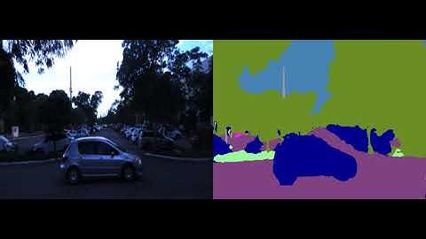 Visual Semantic Segmentation of a Parking Lot at UFES