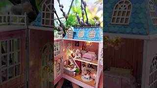 DIY miniature dollhouse kit #Shorts #diydollhouse #miniaturedollhouse