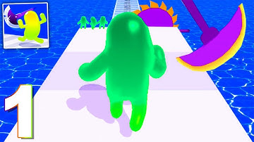 Jelly Clash 3D Gameplay (iOS,Android) Walkthrough  | All Levels Gameplay  |  | Join Blob Clash 3D