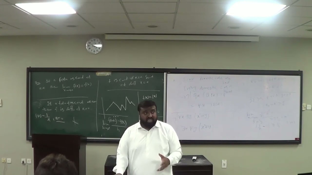 Lecture 5 Part 4  Discussion on examples and counter examples