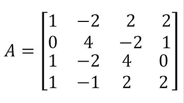 Cálculo de la inversa de una matriz 4x4 por Gauss Jordan | Álgebra lineal