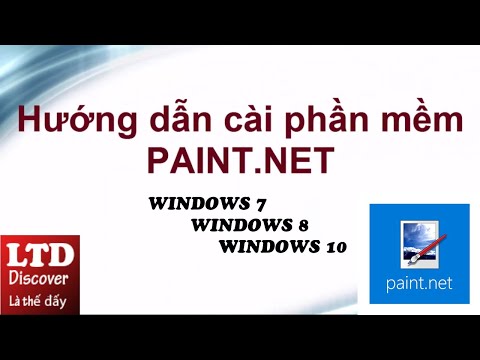 Hướng dẫn cách cài đặt phần mềm paint net