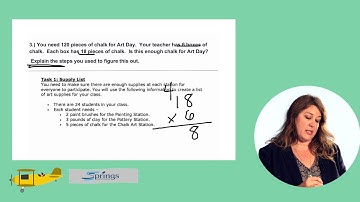 Math Performance Tasks - Art Day, Question 3