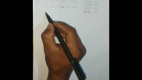 Splitting middle term mizo -  class 9