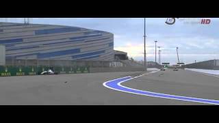 Valtteri Bottas and Kimi Räikkönen Crash - F1 2015 GP of Russia, Sochi