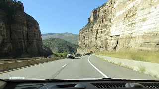 A Drive in the Colorado Rocky Mountains: Part 2, I70 Glenwood Canyon to Palisade