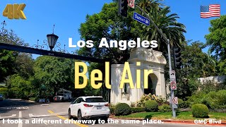 [4K] Los Angeles , Bel Air California USA in Oct 2022  Drive