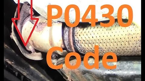 Causes and Fixes P0430 Code:  Catalyst System Efficiency Below Threshold Bank 2
