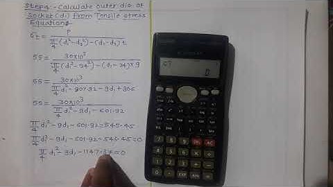 2.34 Numerical #1 on Cotter joint _ University Exam Dec 2015 _ Machine Design I