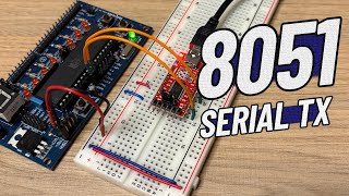 Serial Transmission in Assembly for 8051: In Practice! - YouTube