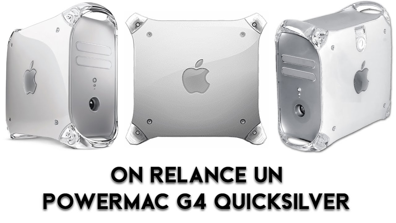 Apple PowerMac G4 QuickSilver à 800Mhz de 2002.