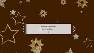 Story wa||Sifat berdasarkan tanggal lahir 2