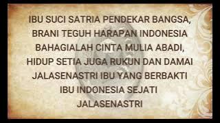 Hymne Jalasenastri Lirik tanpa suara Terbaru