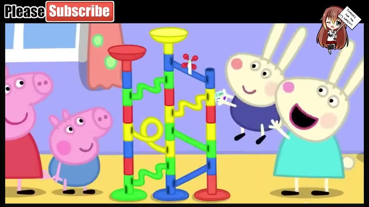 Peppa Pig's Biggest Marble Run Challenge Marble Run Fun YouTube