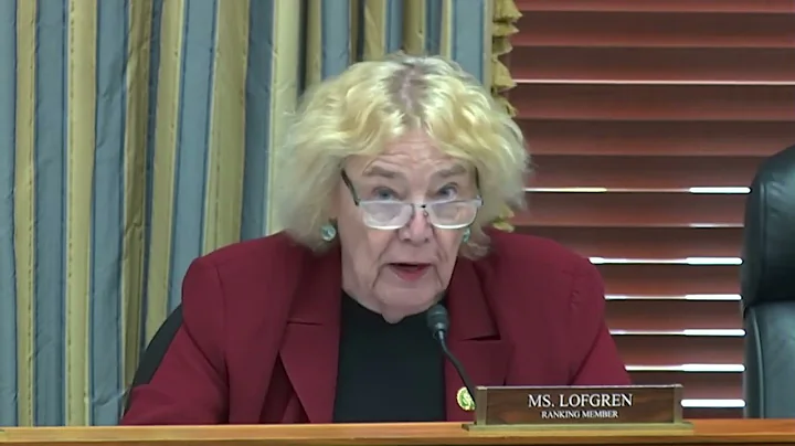 Congressman Lofgren suggests a budget that is consistent with FESAC recommendations