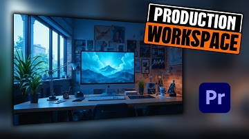 The Production Workspace In Adobe Premiere Pro 2025.