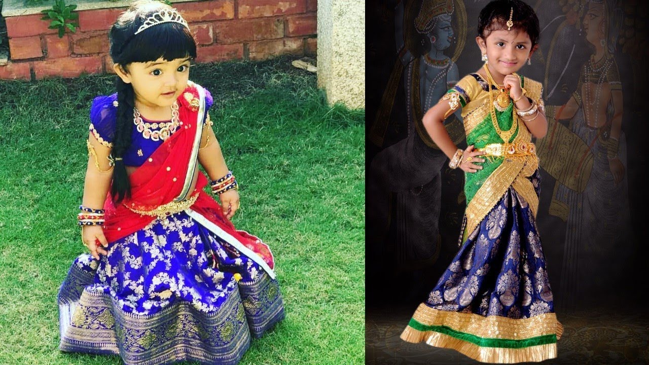 Buy RED Dupatta Set Designer Kanjiveram Silk Half Saree Banarasi Lehenga  Skart Banarasi Outfit Pattu Pavadai Girls Wear Kids Redy to Wear Online in  India - Etsy