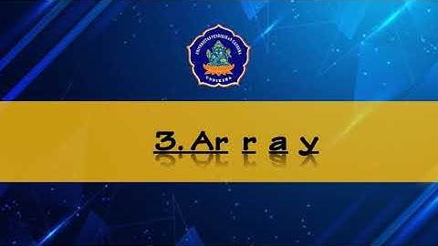 LOGPRO, Percabangan, Perulangan, Array, Operasi File