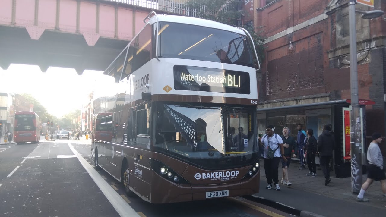 (First Day) - Superloop - E400 City BYD - Ee43e - LF20XNN - Bakerloop - at Waterloo Stn - 27/09/2025