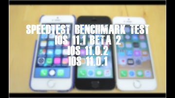 iOS 11.1 Beta 2 vs iOS 11.0.2 vs iOS 11.0.1 SPEEDTEST BENCHMARK #apple #ios11