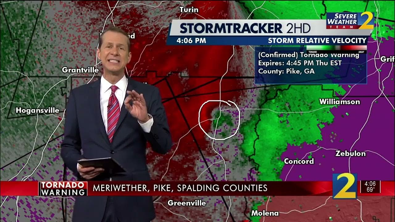 WSBTV Severe Weather Coverage January 12, 2023 YouTube