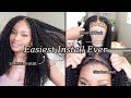 Easiest Quickest Install EVER!! Beginner Friendly Pre Cut Air Lace Wig | TwinGodesses Ft Julia Hair