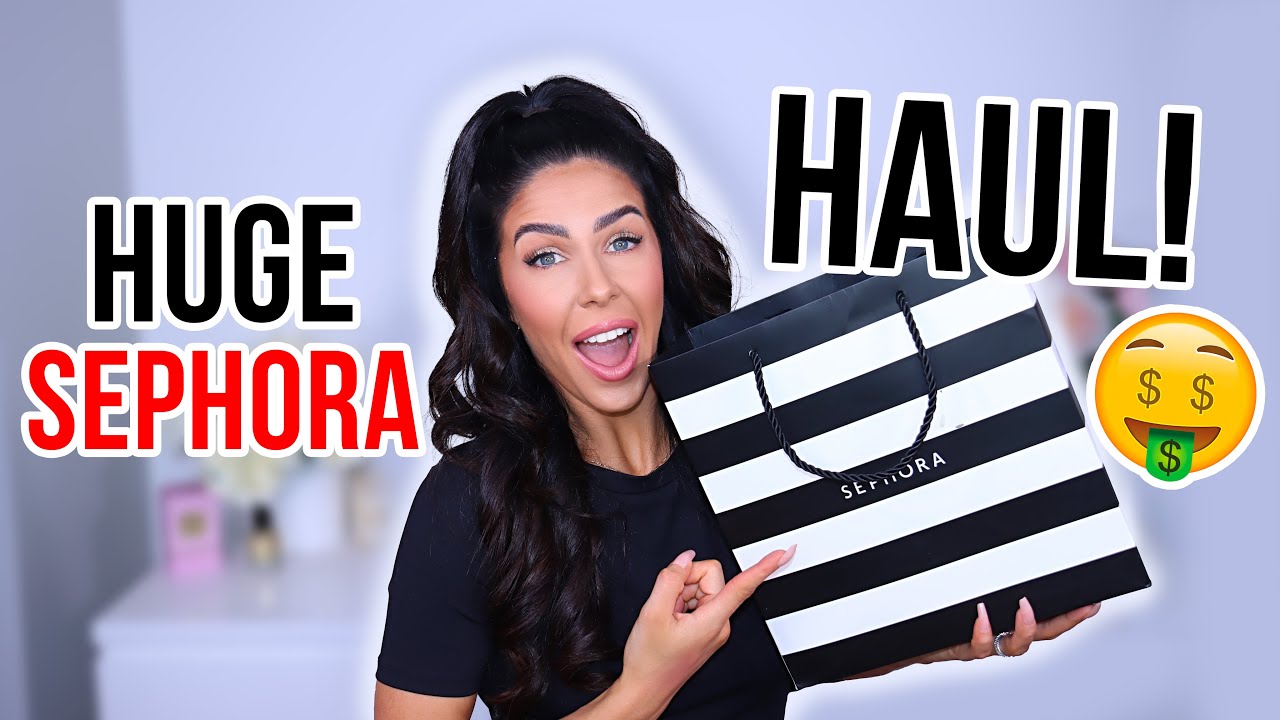 HUGE SEPHORA HAUL!! NEW MAKEUP & SKINCARE THAT I'M EXCITED ABOUT!