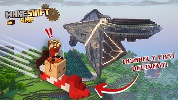 INSTANT Automated Storage in my Create Mod Starter Base! | MakeShift SMP | Ep 6 | Minecraft