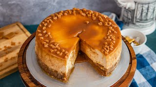 The BEST Salted Caramel Cheesecake