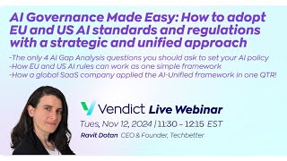 Webinar: Navigating AI governance shouldn't be complicated!