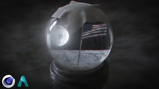картинка: Делаем магический шар в Cinema 4D, Arnold render