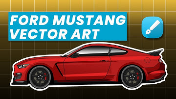 HOW TO MAKE VECTOR ART FORD MUSTANG IN INFINITE DESIGN | Step by Step Tutorial