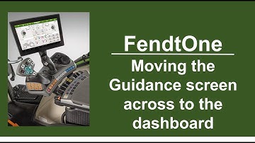 FendtOne Guidance screen on the dashboard