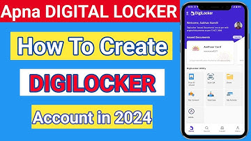 How To Create Digilocker Account In 2024 || Digilocker Account Kaise banaye || Digilocker Tutoriel