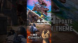 Trex Rideable Returning 44 Update  pubgmobile pubg