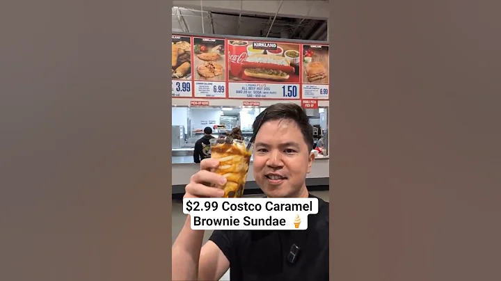 Costco'a NEW $2.99 Caramel Brownie Sundae