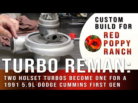 Area Diesel's Custom Holset Reman Turbo Upgrade for Red Poppy Ranch First Gen Dodge 5.9L Cummins