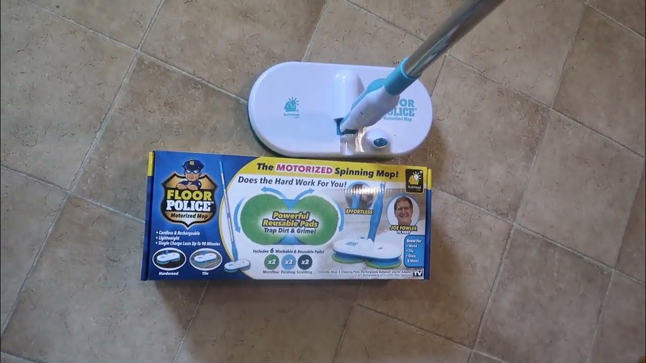 Floor Police Cordless Electric Mop review YouTube