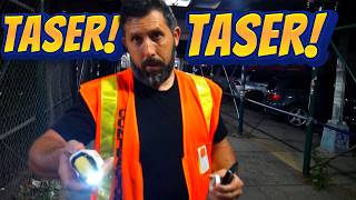 He Pulled Out A Taser!
