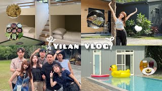 宜蘭yilan vlog｜二天一夜渡假莊園包棟住宿!!烤肉\/泳池\/唱歌\/影集\/桌遊一次滿足🏡平價小吃、高CP值海鮮吃到飽🦪｜Chi Daily 
